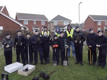 Cadets from T.S.Tormenter at Seafield DSCF0264